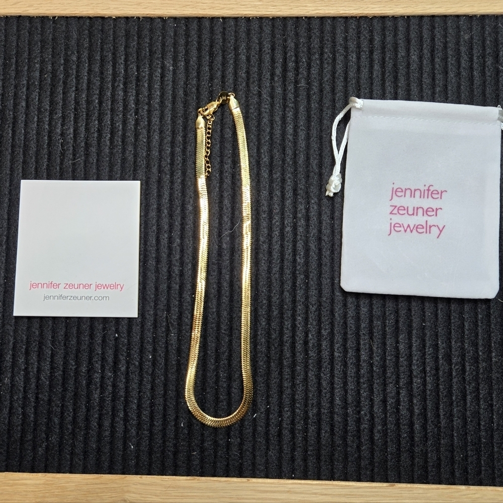 Jennifer Zeuner Gold Layering Necklace